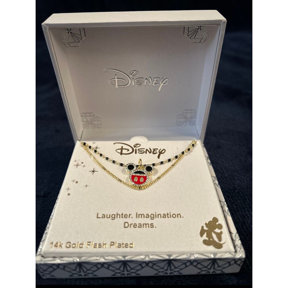 Mickey Mouse 14k Gold Flash Plated